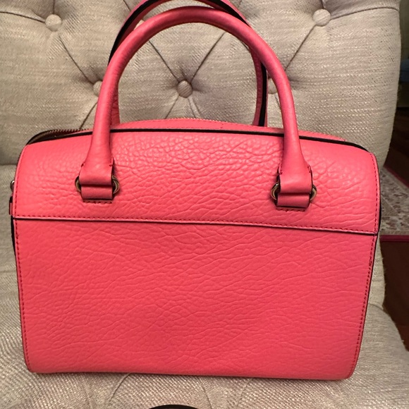 NWOT Kate Spade Coral Satchel with Perforated Design - Picture 6 of 13
